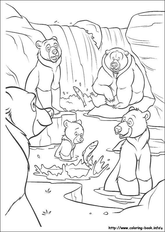 Brother Bear coloring picture